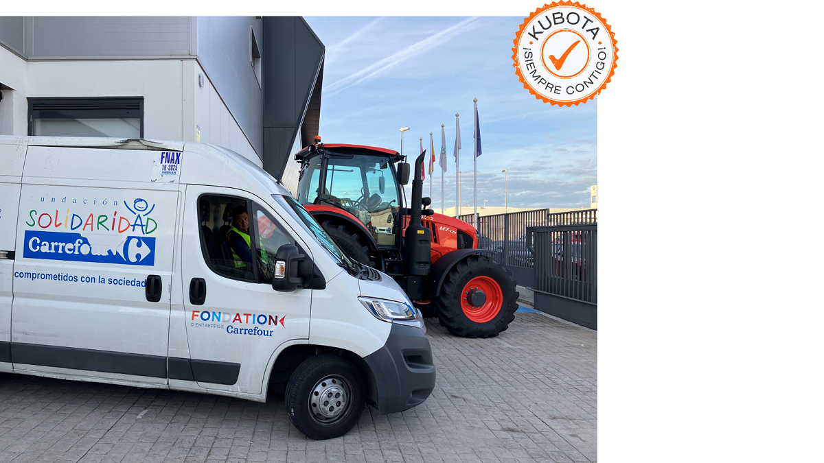 kubota recogida de alimentos|Cartel Camapaña